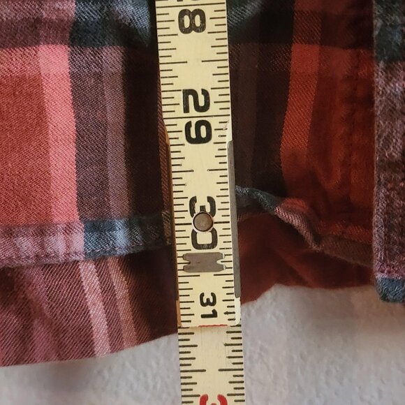 REI Cooperative Shirt Mens 2XL Red Plaid Flannel Button Front Long Sleeve Cotton - Picture 8 of 9